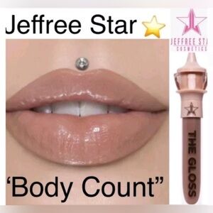 NIB Jeffree Star Cosmetics The Gloss - Body Count. Lipgloss. Lipstick.